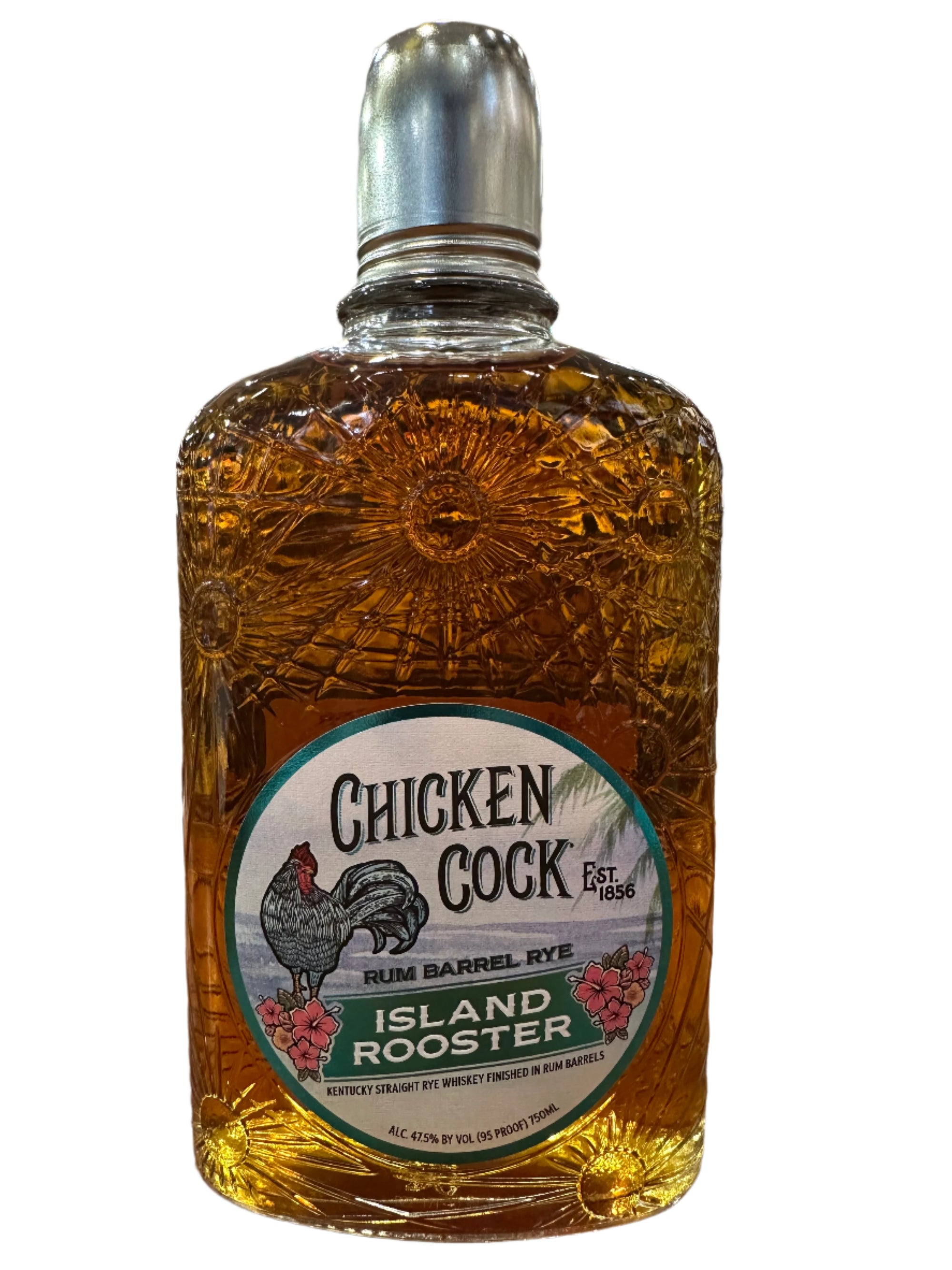 Chicken Cock - "Island Rooster" Straight Rye Whiskey Finished in Rum Barrels (750ml)