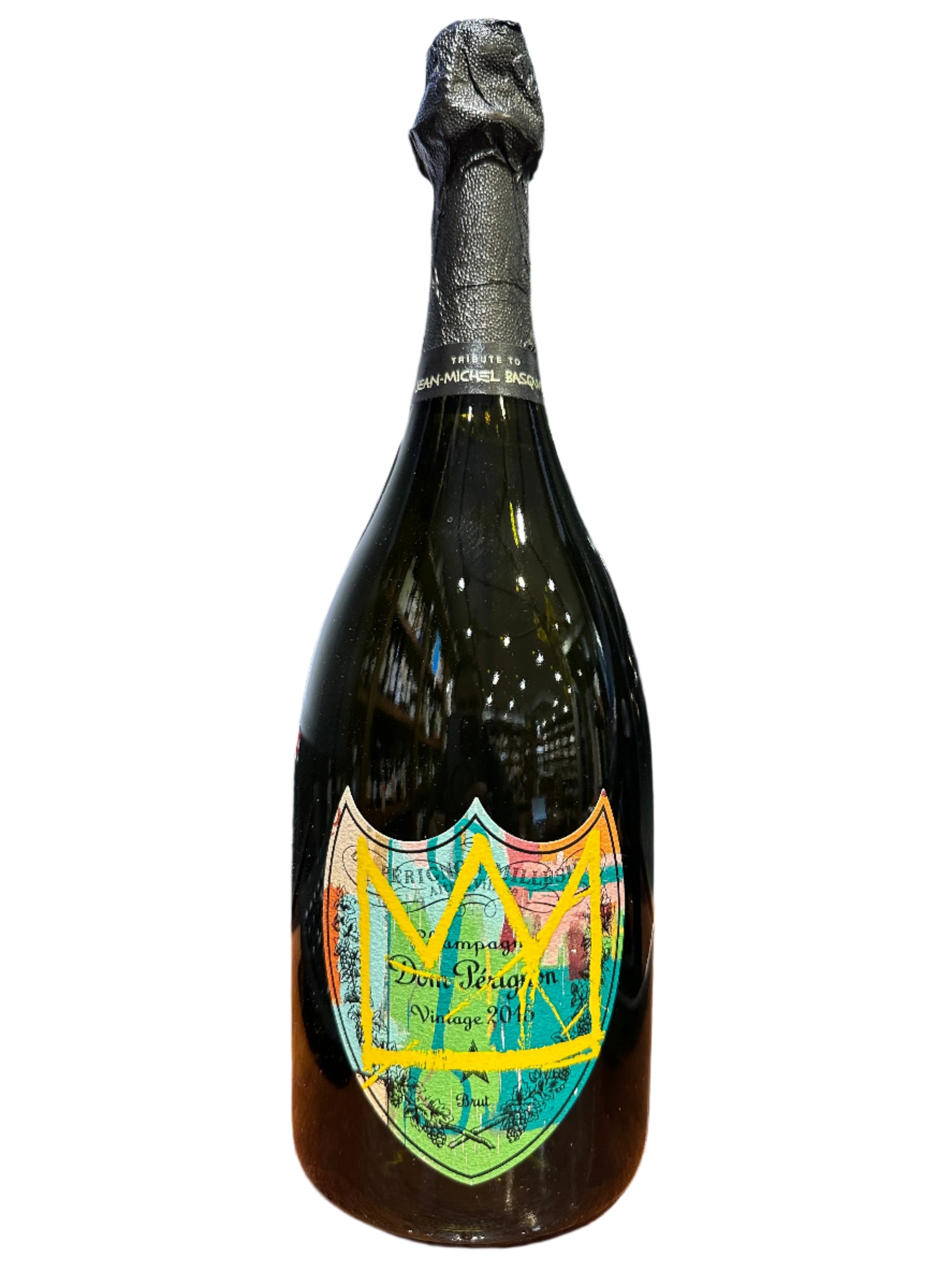 Dom Perignon - "Jean-Michel Basquiat Special Edition" 2015 Brut Champagne With Gift Box (750ml)