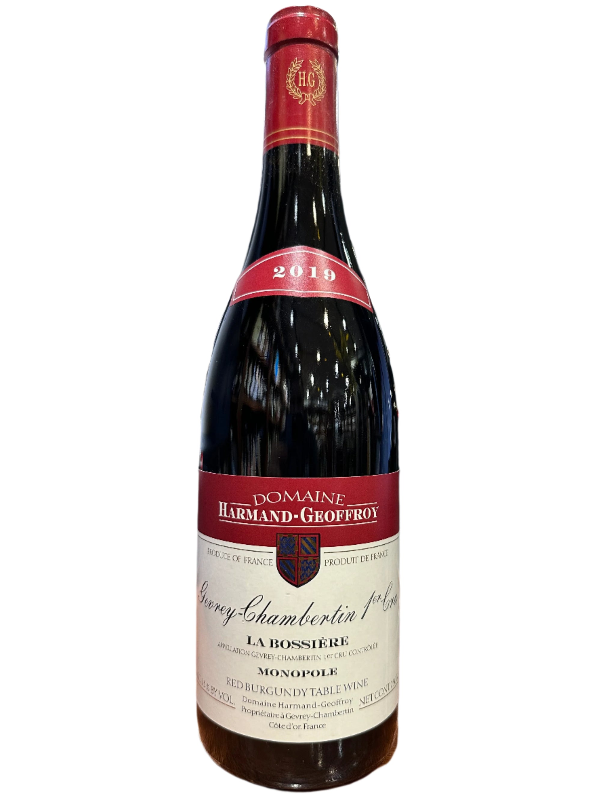 Domaine Harmand Geoffroy - “La Bossiere” Gevrey Chambertin 1er Cru 2019 (750ml)