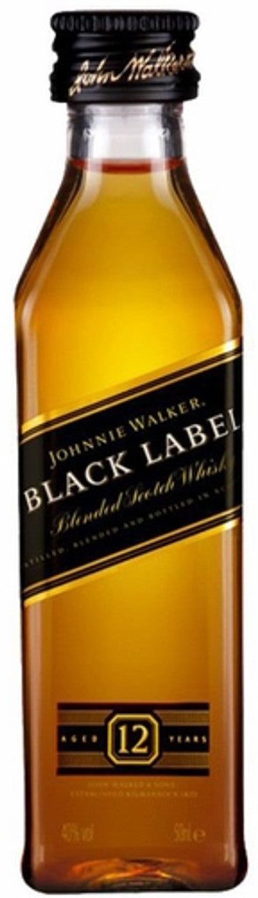 Johnnie Walker - "Black Label  12 Years" Blended Scotch Whisky (50ml)