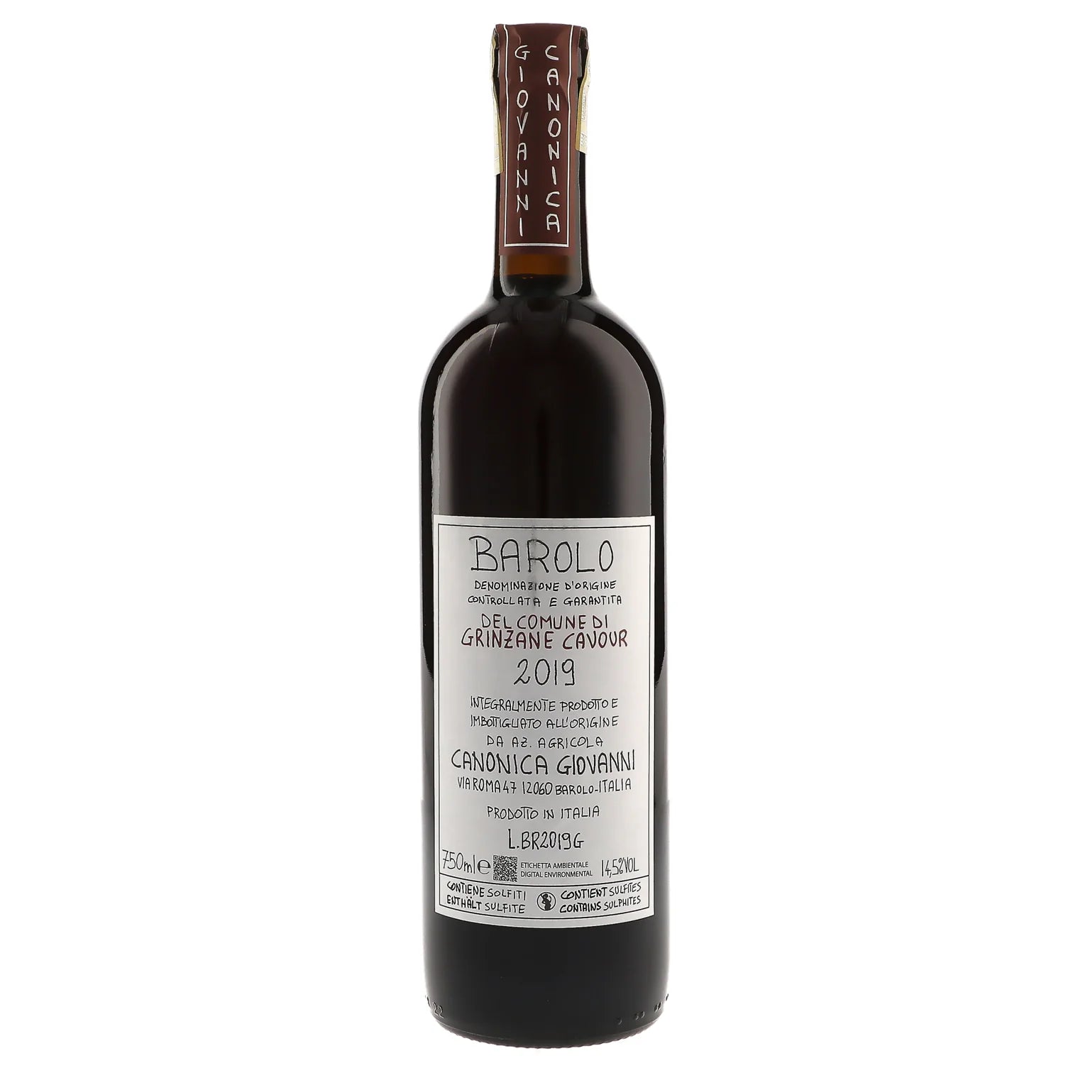 Canonica Giovanni Barolo Grinzane Cavour 2019 (750ml)