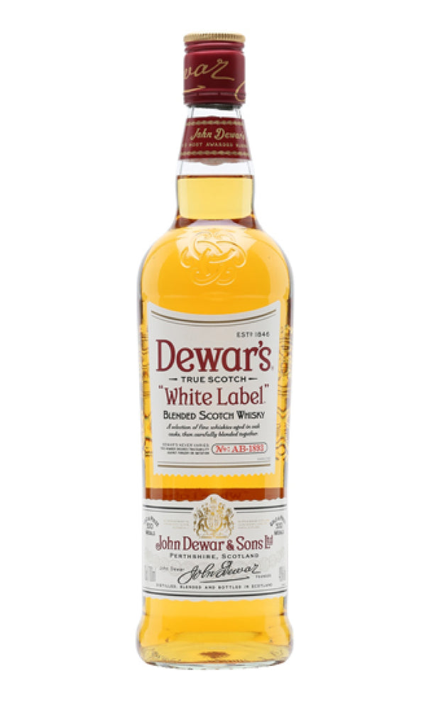 Dewar's - “White Label” Blended Scotch Whisky (1L) - The Wine Hut NYC