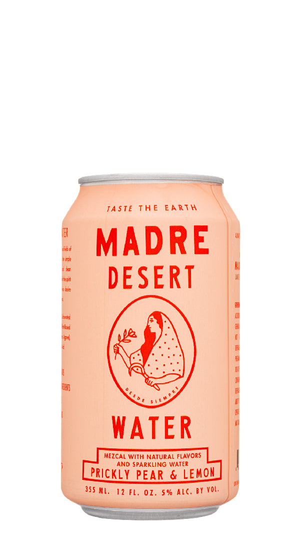 Madre - “Desert Water” Prickly Pear and Lemon Mezcal Cocktail (Can -355ml)